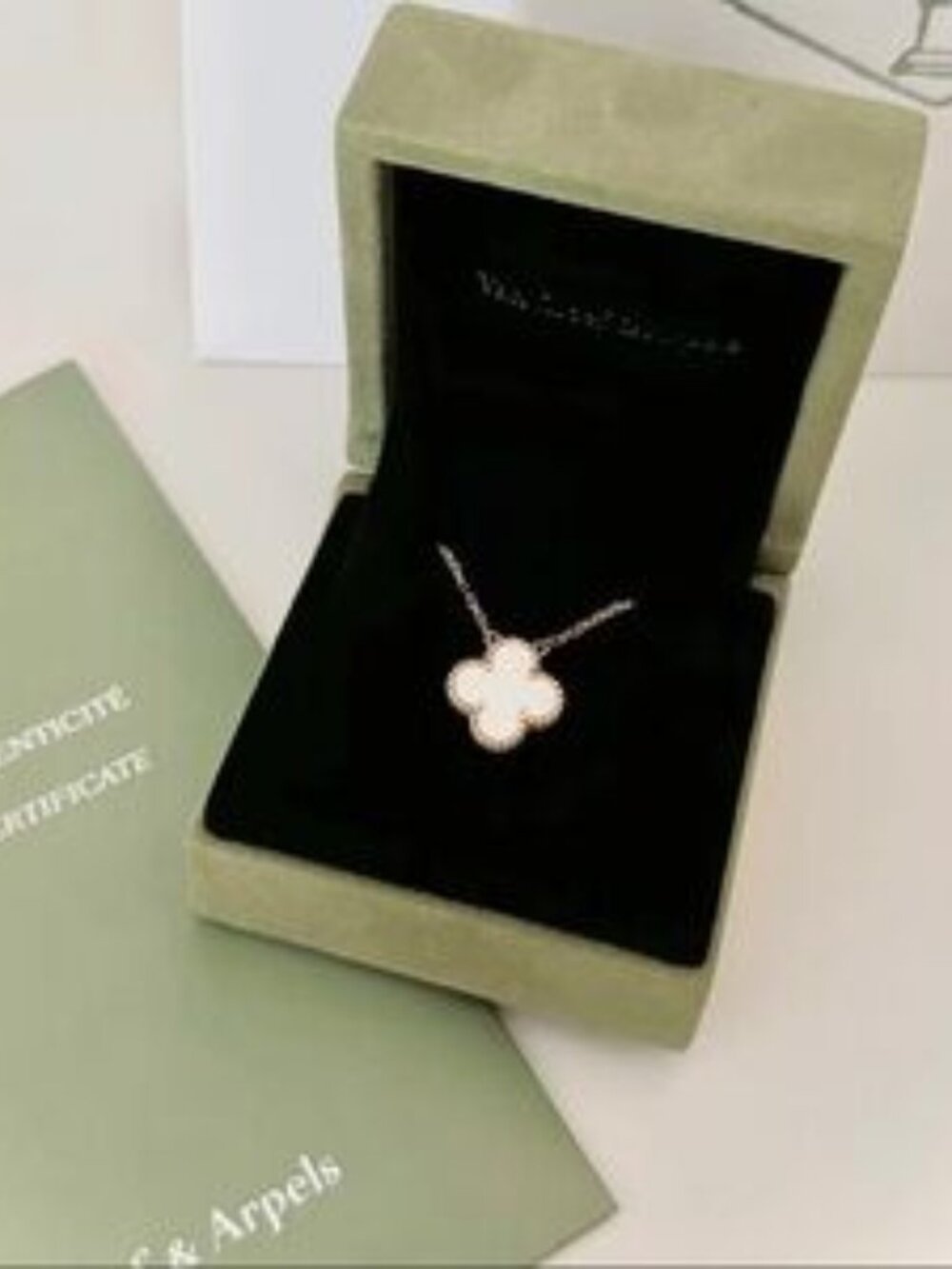 Van Cleef & Arpels 18K White Necklace